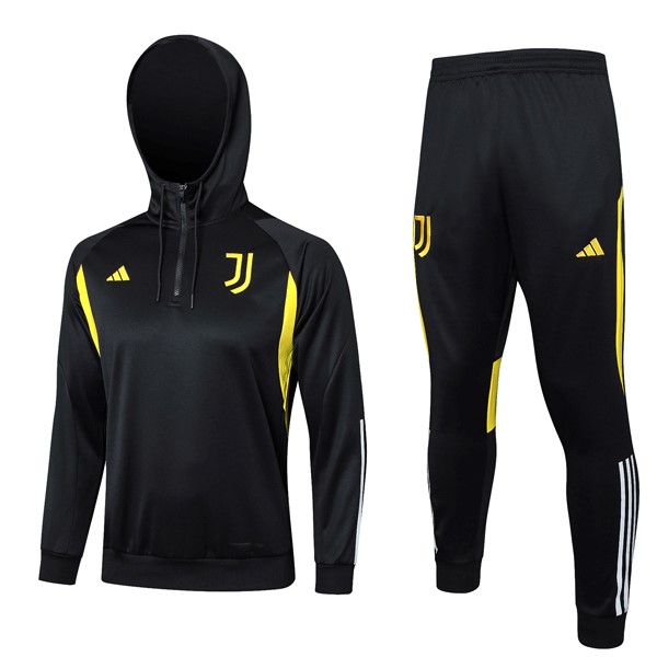 Sweat Shirt Capuche Juventus 2024 Noir